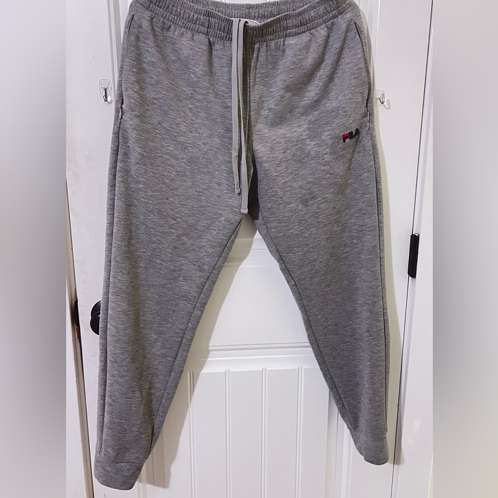 Fila Men's Light Gray Joggers